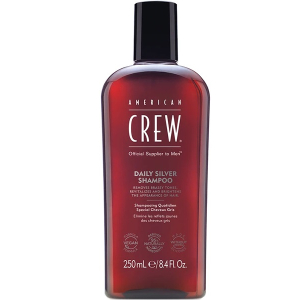 Шампунь для чоловіків для сивого волосся American Crew Silver Shampoo 250 ml
