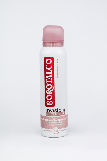 Дезодорант-спрей Borotalco Deo Spray Invisible No Transfer Profumo Cipriato 