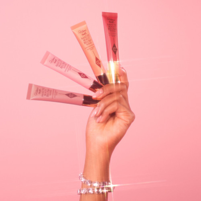 Кремові рум'яна Charlotte Tilbury MATTE BEAUTY BLUSH WAND PILLOW TALK PEACH POP