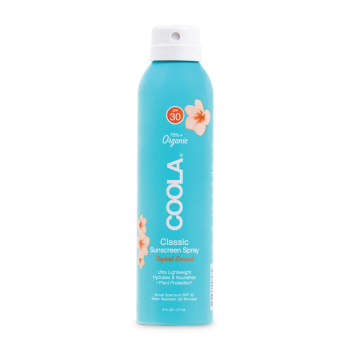 Сонцезахисний спрей для тіла “Тропічний кокос” SPF 30 COOLA Classic Body Sunscreen Spray Tropical Coconut, 177 ml														