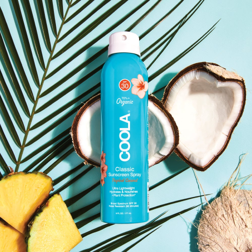 Сонцезахисний спрей для тіла “Тропічний кокос” SPF 30 COOLA Classic Body Sunscreen Spray Tropical Coconut, 177 ml														