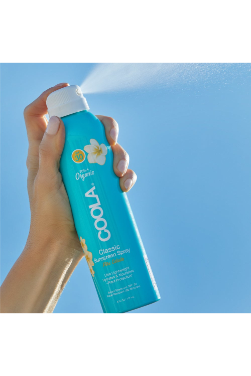 Солнцезащитный спрей для тела "Тропический кокос" SPF 30 COOLA Classic Body Sunscreen Spray Tropical Coconut, 177 ml