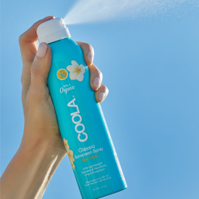 Сонцезахисний спрей для тіла “Тропічний кокос” SPF 30 COOLA Classic Body Sunscreen Spray Tropical Coconut, 177 ml														