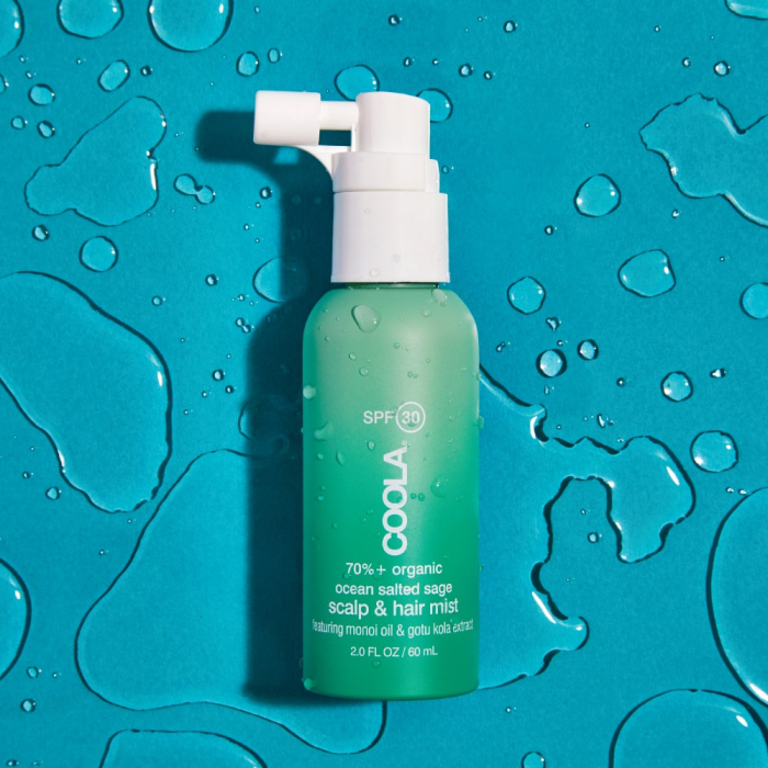 Сонцезахисний спрей для шкіри голови та волосся SPF 30 COOLA Scalp & Hair Mist Organic Sunscreen, 60 ml														
