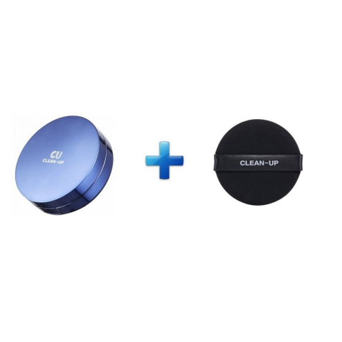Кушон со сменным блоком Cu Skin Clean-Up Skinfit Cushion SPF 50+ PA+++ в оттенке: 21 LIGHT BEIGE