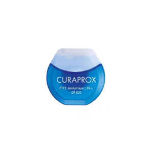 Нить межзубная тефлоновая с хлоргексидином Curaprox 35 м