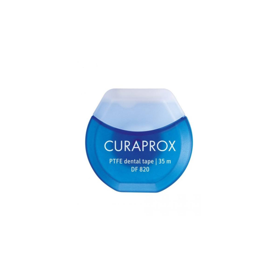 Нить межзубная тефлоновая с хлоргексидином Curaprox 35 м