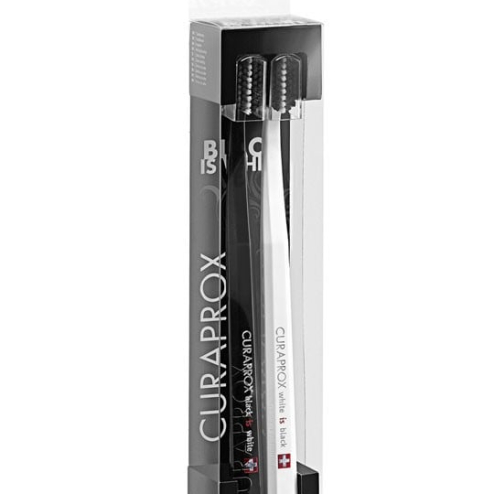 Набір зубних щіток Curaprox White is Black Duo (2 шт.)