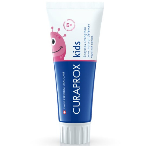 Детская зубная паста с фтором Curaprox Kids с 6-х лет АРБУЗ 60 мл