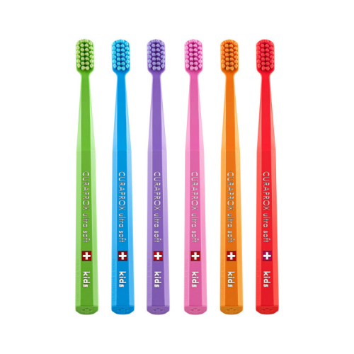 Дитяча зубна щітка (4-12) років Curaprox Kids (Блакитна)