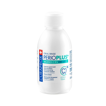 Жидкость ополаскиватель Curaprox Perio Plus Balance 0,05% хлоргексидина 200мл.