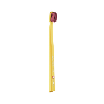 Зубна щітка Curaprox CS 12460 Velvet (Жовтий+Бордо)