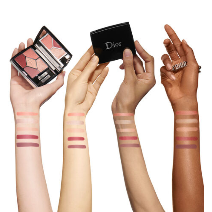 Тіні для очей DIOR Diorshow 5 Couleurs Couture Dressing de farbs у відтінку 729 Rosa Mutabilis 7g
