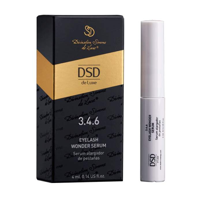 DSD Сироватка для росту вій DSD DeLuxe Eyelash Wonder Serum 3.4.6 4 мл DSD Сироватка для росту вій DSD DeLuxe Eyelash Wonder Serum 3.4.6 4 мл