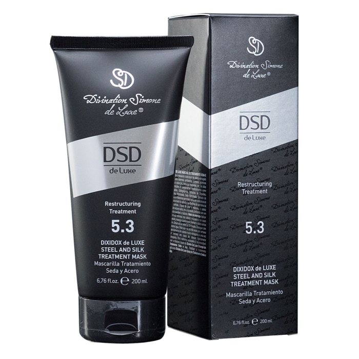 Восстанавливающая маска DSD DeLuxe Steel and Silk Treatment Mask 5.3 200 мл Восстанавливающая маска DSD DeLuxe Steel and Silk Treatment Mask 5.3 200 мл