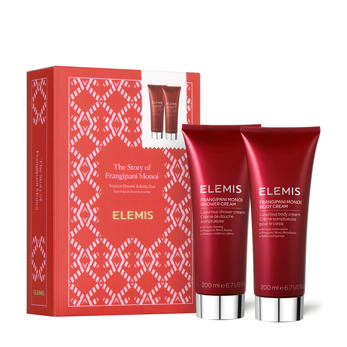 ELEMIS Вишуканий тропічний дует для душу та тіла Франжипані Моної - The Story of Frangipani Monoi Gi