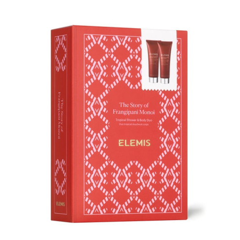 Изысканный тропический дуэт для душа и тела Франжипани Моной - The Story of Frangipani Monoi Gift Set ELEMIS