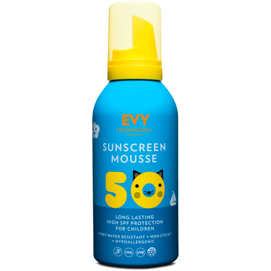 EVY Сонцезахисний мус для дітей та немовлят EVY Technology Sunscreen Mousse Kids SPF 50, 150 мл
