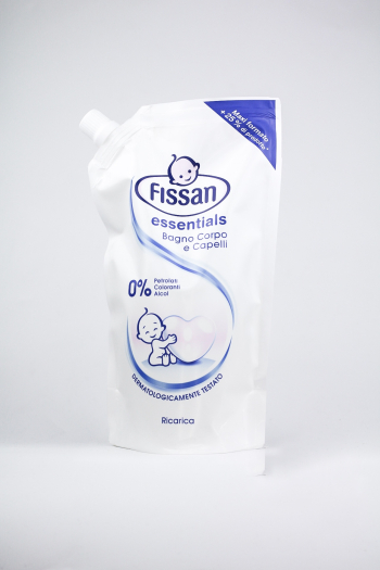 Детская купальная пена (запаска) Fissan Essentials Bagno Corpo e Capelli