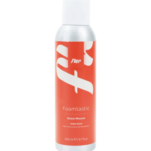 Мусс для бритья с экстрактом моркови и маслом ши Fler Foamtastic Amber Shave Mousse, 200 ml