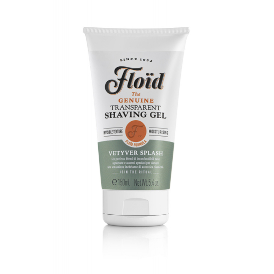 Прозорий гель для гоління Floid Shaving Gel Vetyver Splash 150мл