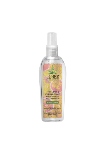 Очищающее масло для тела HEMPZ Розовый лимон и Мимоза 200 мл