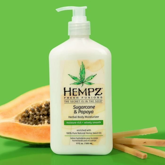 Молочко для тіла Тростинний цукор- Папайя Hempz Sugarcane & Papaya Herbal 500 мл
