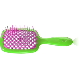 Щетка мини JANEKE SUPERBRUSH SMALL в оттенке: Салатовый с малиновым
