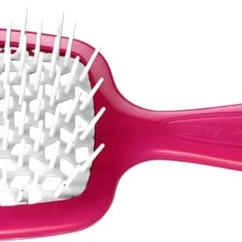  Щітка JANEKE SUPERBRUSH у відтінку: Малиновий з білим
