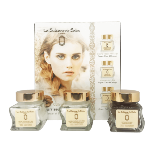 Набір для обличчя LA SULTANE DE SABА Arganrgan Nourishing Range (крем 50 мл, скраб 50 мл, маска 50 мл)