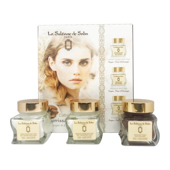 Набір для обличчя LA SULTANE DE SABА Arganrgan Nourishing Range (крем 50 мл, скраб 50 мл, маска 50 мл)