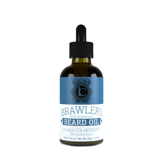 Масло для ухода за бородой с сандалом Levish Care BRAWLER'S BEARD OIL SANDALWOOD 30мл