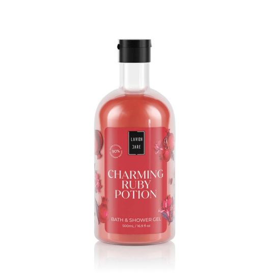 Гель для душу з ароматом гранату Lavish Care SHOWER GEL - CHARMING RUBY POTION 500мл