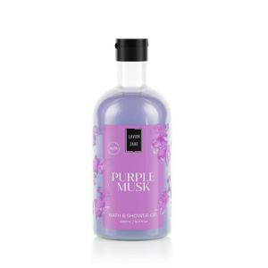 Гель для душа с ароматом цветка мускуса Lavish Care SHOWER GEL - PURPLE MUSK 500мл