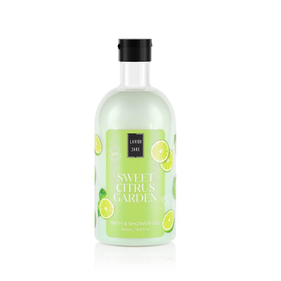 Гель для душу з цитрусовим ароматом Lavish Care SHOWER GEL - SWEET CITRUS GARDEN 500мл
