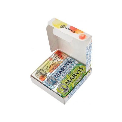 Подарунковий набір MARVIS Tea Collection Kit 3х25мл (Blossom Tea, Earl Grey Tea, Creamy Matcha Tea)
