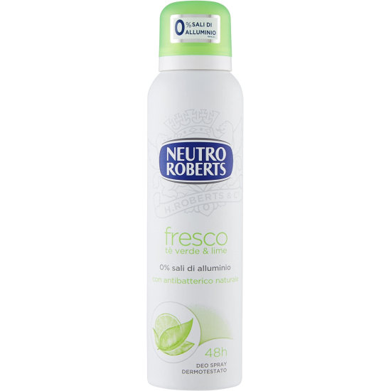 NEUTRO ROBERTS ДЕЗОДОРАНТ ДЛЯ ТІЛА СПРЕЙ DEO SPRAY 150ml FRES.VERD.