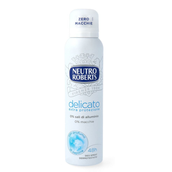 Дезодорант-антиперспірант для чутливої шкіри Neutro Roberts Deo Spray Delicato 150мл