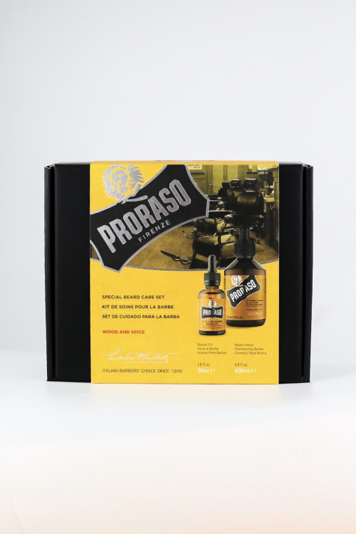 Proraso Duo Pack Oil + Shampoo Wood & Spice
