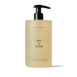 Антиоксидантный гель для душа с ароматом сандалового дерева и ветивера SALT & STONE, 450 ml