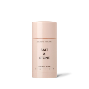 Натуральный дезодорант для чувствительной кожи с ароматом бергамота и хиноки SALT & STONE, 75 g
