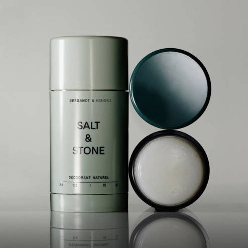 Натуральний дезодорант з ароматом бергамоту та хінокі SALT & STONE, 75 g														