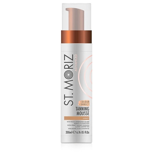 St.Moriz Автобронзат-мус для світлої шкіри St Moriz Advanced Colour Correcting Mousse Light 200m