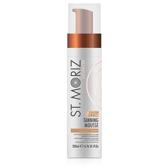 St.Moriz Автобронзат-мус для світлої шкіри St Moriz Advanced Colour Correcting Mousse Light 200m