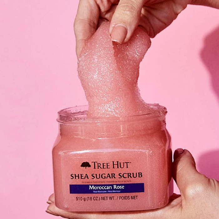Скраб для тела Tree Hut Moroccan Rose Sugar Scrub – сахарный скраб с марокканской розой 510 г