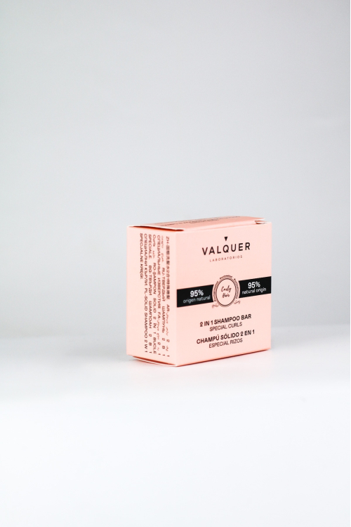 VALQUER Твердий шампунь-кондиціонер для кудрявого волосся 70 г/SHAMPOO 2 IN 1 SPECIAL CURLS