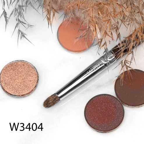 Пензлик для розтушовки тіней ворс білки WOBS W3404