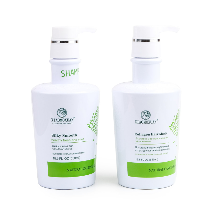 Xiaomoxuan Подарунковий набір для волосся №1: Collagen Shampoo 550 ml,  Collagen Hair Mask 550 m