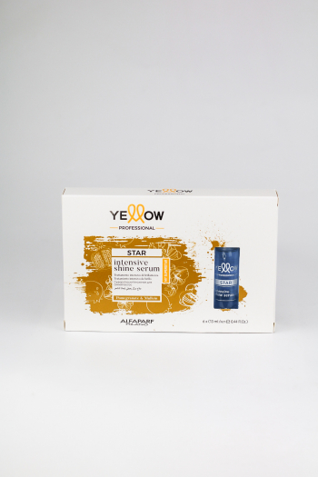 YELLOW Star Intensive Shine Serum Сироватка для блиску волосся (Синя упаковка) (6х13)