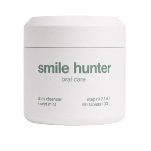 Таблетки для чищення зубів SMILE HUNTER daily cleanser 60шт. зі смаком: sweet mint